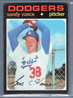 1971 Topps #34 Sandy Vance  EX  SB1