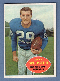 1960 Topps #75 Alex Webster (2) EX-MT  GO107