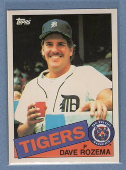 1985 Topps Tiffany #47 Dave Rozema NM