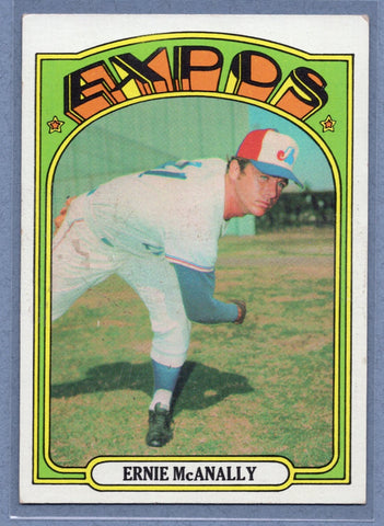 1972 Topps #58 Ernie McAnally Ex-Nm