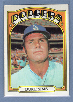 1972 Topps #63 Duke Sims EX   GO311