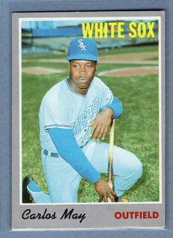 1970 Topps #18 Carlos May   VG-EX  GO900