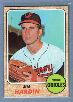 1968 Topps #222 Jim Hardin (mk) VG  GO180