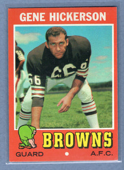 1971 Topps #36 Gene Hickerson (HOF) EX-MT  GO260