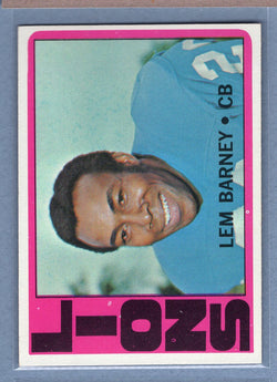 1972 Topps #42 Lem Barney (HOF) EX-MT  GO210