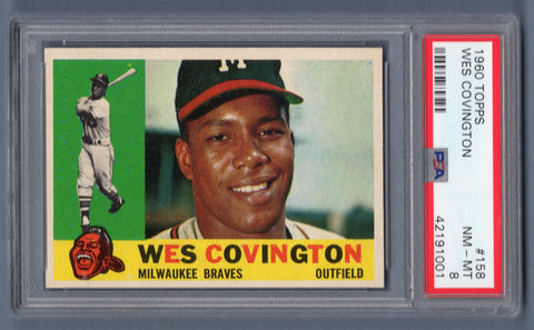1960 Topps #158 Wes Covington (42191001) PSA 8
