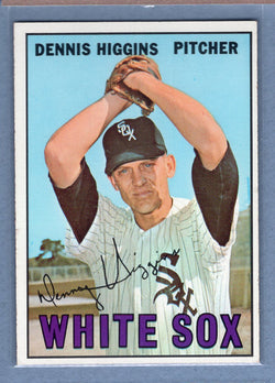 1967 Topps #52 Dennis Higgins  EX-MT   GO340