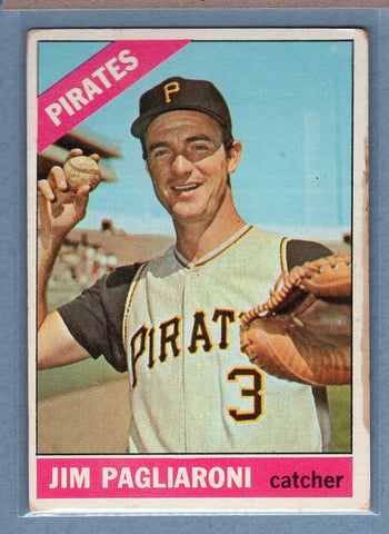 1966 Topps #33 Jim Pagliaroni (st) (b) VG  GO470