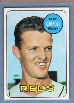1969 Topps #26 Clay Carroll (b) EX-MT  GO700