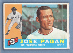 1960 Topps #67 Jose Pagan  VG  GO257