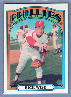 1972 Topps #43 Rick Wise EX-MT  GO500