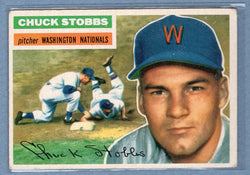 1956 Topps #68 Chuck Stobbs (a) (GB) VG-EX   GO125