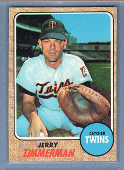 1968 Topps #181 Jerry Zimmerman EX-MT  GO507