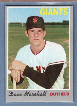 1970 Topps #58 Dave Marshall  (a) EX-MT  GO200