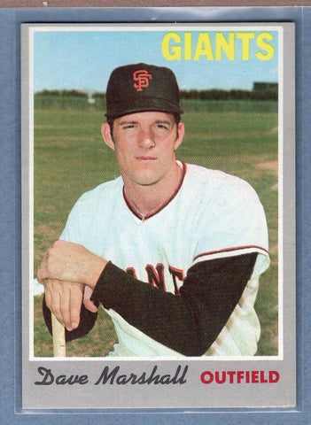 1970 Topps #58 Dave Marshall  (a) EX-MT  GO200