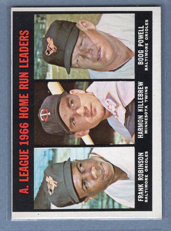 1967 Topps #243 AL HR Leaders (Killebrew) EX-MT  GO308