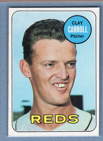 1969 Topps #26 Clay Carroll (c) EX-MT  GO700