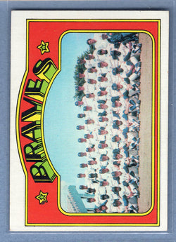 1972 Topps #21 Atlanta Braves (a) EX-MT  GO315