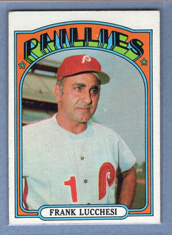 1972 Topps #188 Frank Lucchesi MG  EX   BL01