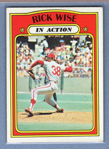 1972 Topps #44 Rick Wise IA EX  GO500