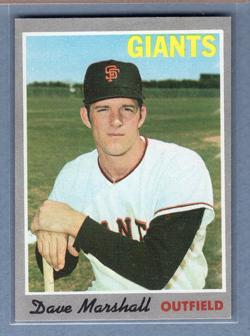 1970 Topps #58 Dave Marshall  (b) EX-MT  GO200