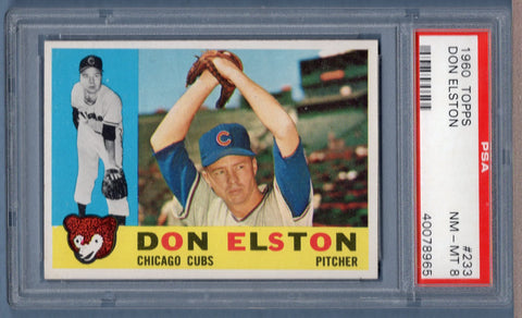 1960 Topps #233 Don Elston (40078965) PSA 8