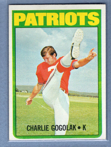 1972 Topps #44 Charlie Gogolak EX-MT  GO210
