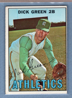 1967 Topps #54 Dick Green (a) EX   GO340