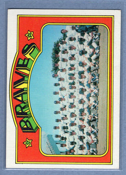 1972 Topps #21 Atlanta Braves (b) EX-MT  GO315