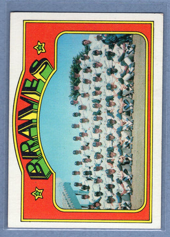 1972 Topps #21 Atlanta Braves (b) EX-MT  GO315