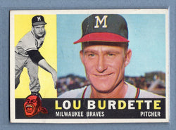 1960 Topps #70 Lou Burdette (b) G-VG  GO257