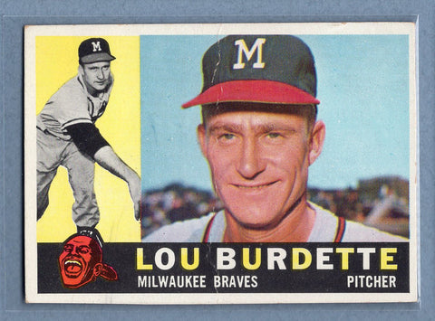 1960 Topps #70 Lou Burdette (b) G-VG  GO257