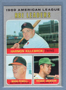 1970 Topps #68 AL ERA Leaders (Palmer)  EX-MT  GO260