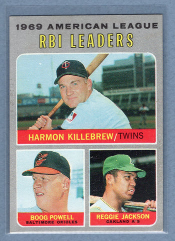 1970 Topps #68 AL ERA Leaders (Palmer)  EX-MT  GO260