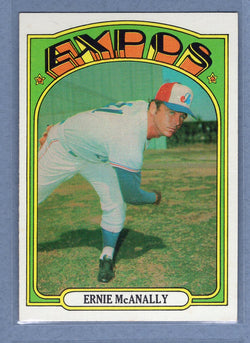 1972 Topps #58 Ernie McAnally EX-MT  GO483