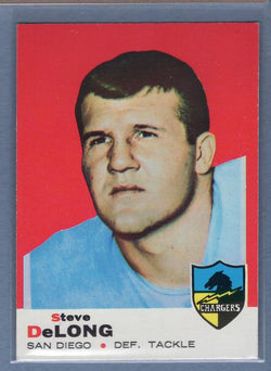 1969 Topps #129 Steve DeLong(wr) VG  Set Break GO263