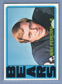 1972 Topps #41 Mac Percival EX-MT  GO326