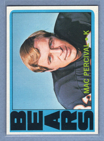 1972 Topps #41 Mac Percival EX-MT  GO326