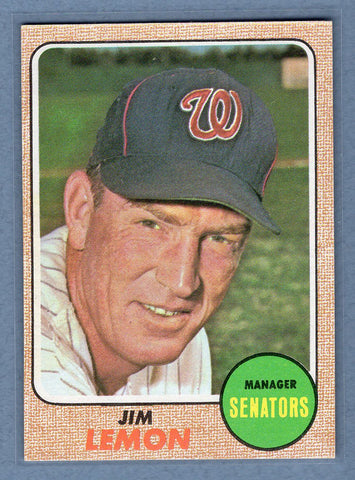 1968 Topps #341 Jim Lemon EX-MT  GO545