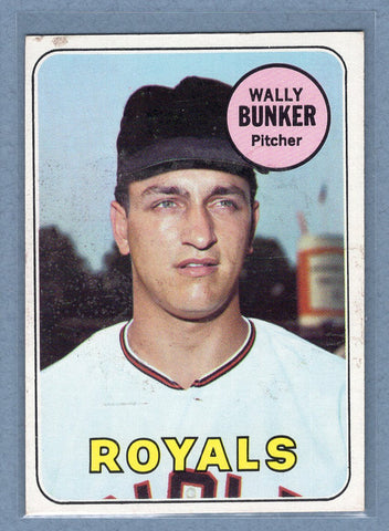 1969 Topps #137 Wally Bunker (a) (st) VG  GO265