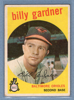 1959 Topps #89 Billy Gardner VG   GO410