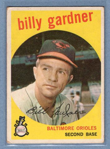 1959 Topps #89 Billy Gardner VG   GO410