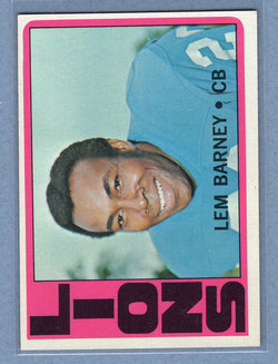 1972 Topps #42 Lem Barney (HOF) EX-MT  GO326