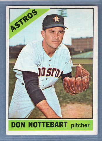 1966 Topps #21 Don Nottebart VG-EX  GO368