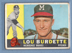 1960 Topps #70 Lou Burdette (mk) (c) G-VG  GO257