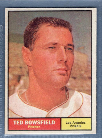1961 Topps #216 Ted Bowsfield(a) EX   GO417
