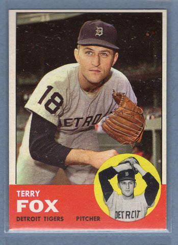 1963 Topps #44 Terry Fox EX-MT  GO522