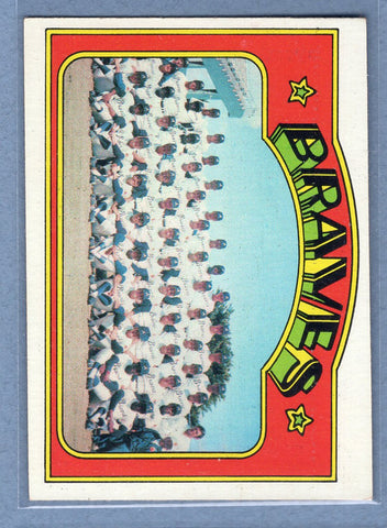 1972 Topps #21 Atlanta Braves (d) EX  GO315
