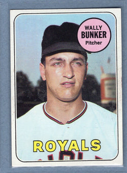 1969 Topps #137 Wally Bunker (b) EX  GO265