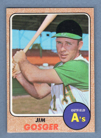 1968 Topps #343 Jim Gosger EX-MT  GO545